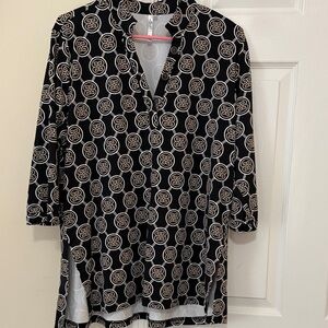 lululemon athletica Black and White Button Down Shirt